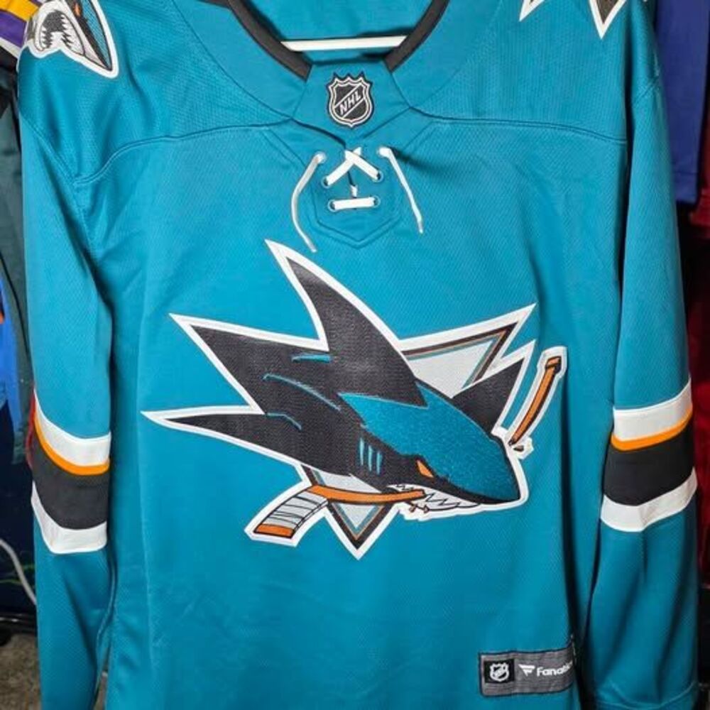 San Jose Sharks Team Home Mens XS Fanatics NHL Jersey